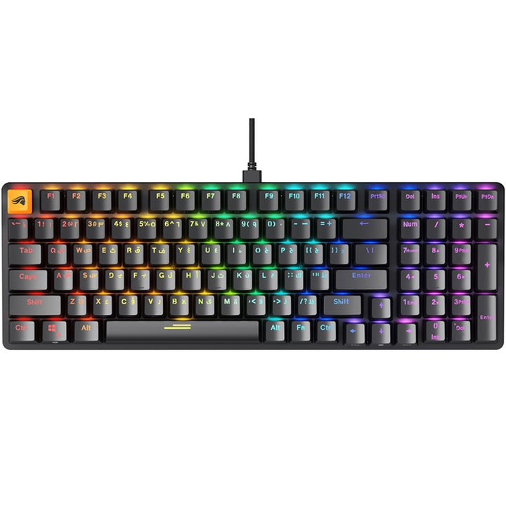 Glorious GMMK2 96% Pre-Built Keyboard - Black, Arabic