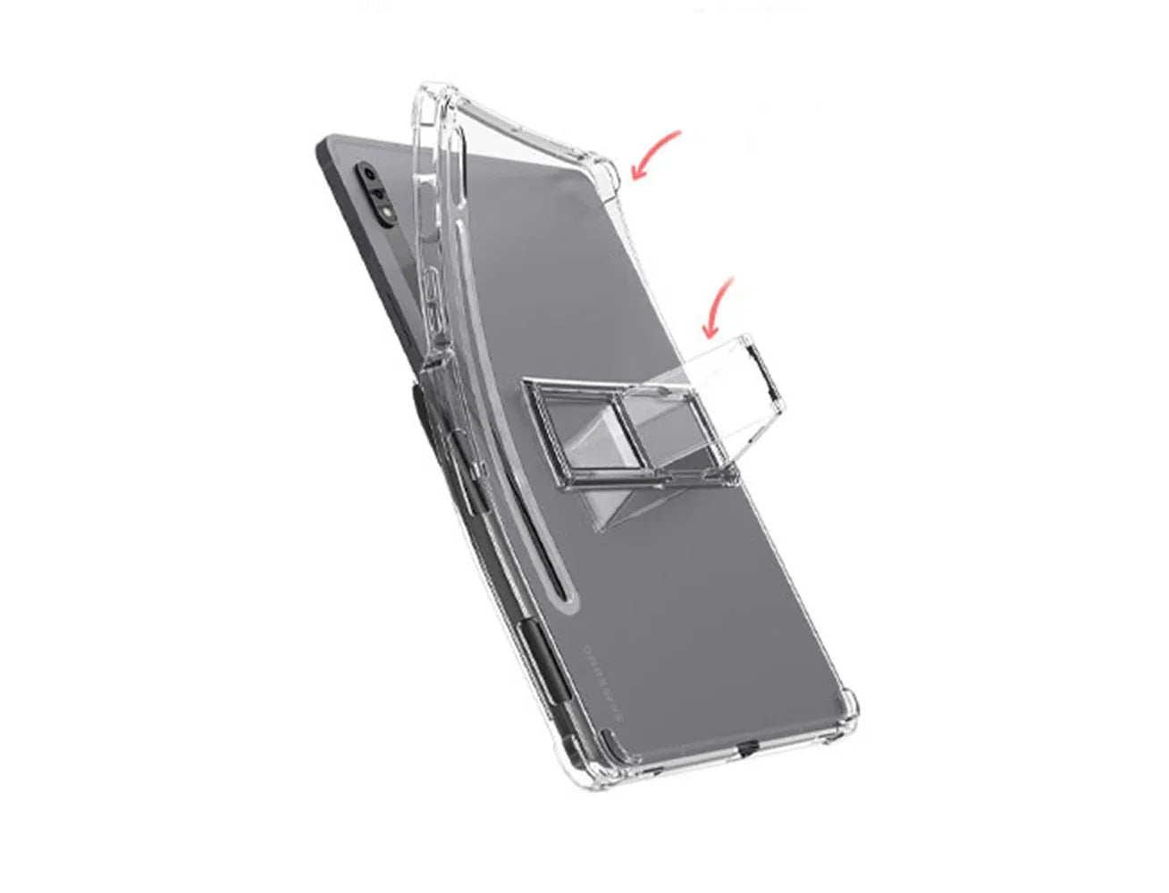 Araree Flexield Sp Case For Samsung Tab S8 Plus/S7 Plus - Clear - Tashqila