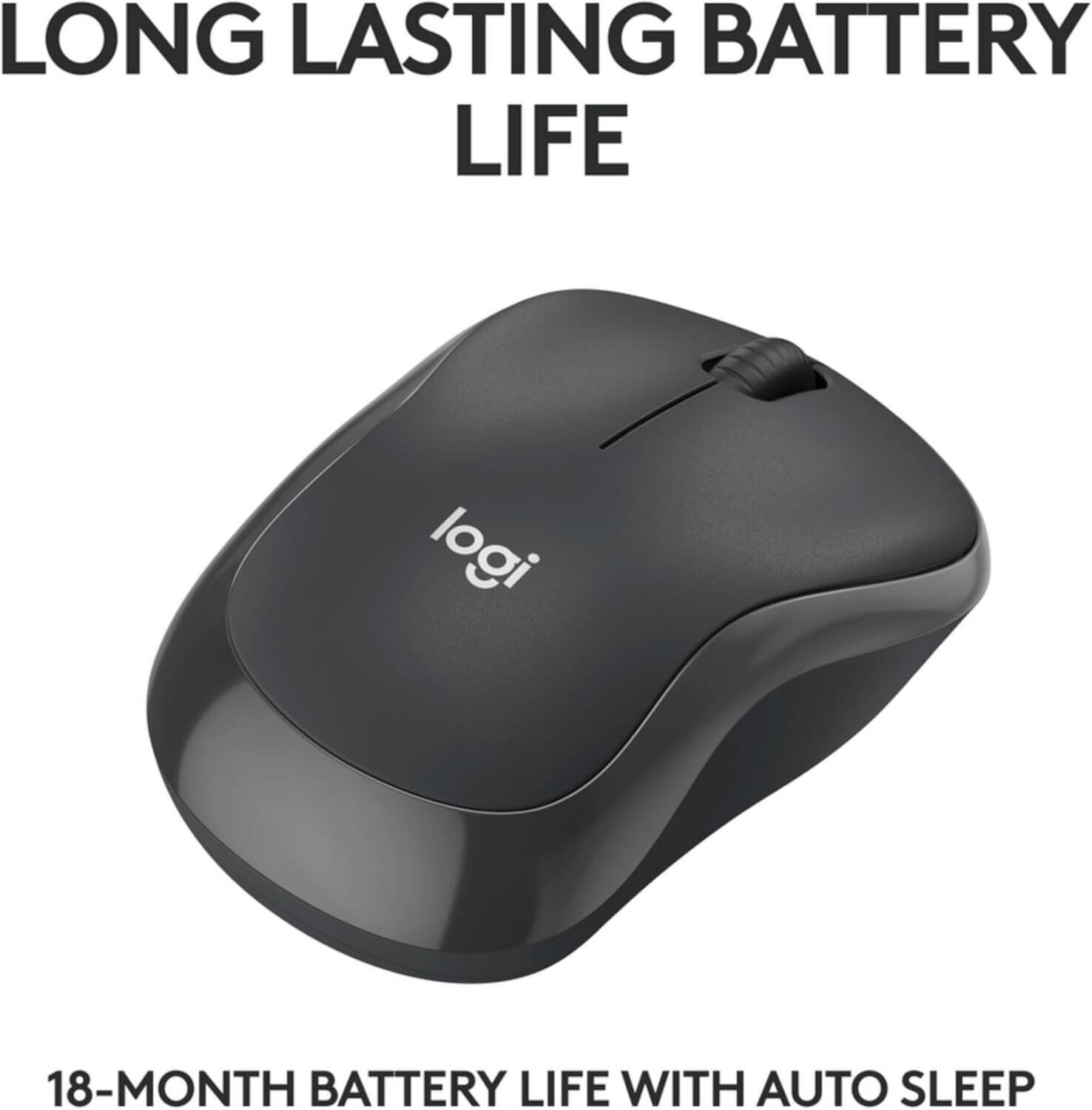 Logitech M241 Silent Bluetooth Mouse - Graphite product photo
