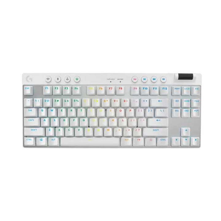 Logitech Pro X TKL Lightspeed Wireless Gaming Keyboard - White