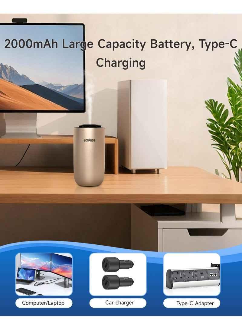 Bomidi Waterless Diffuser Machine 15ml Capacity AD03 Gold