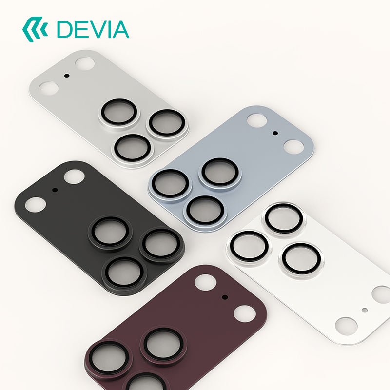 Devia iPhone 18 Pro Armour Series Diamond Hardness Camera Lens Protector - Dark Cherry