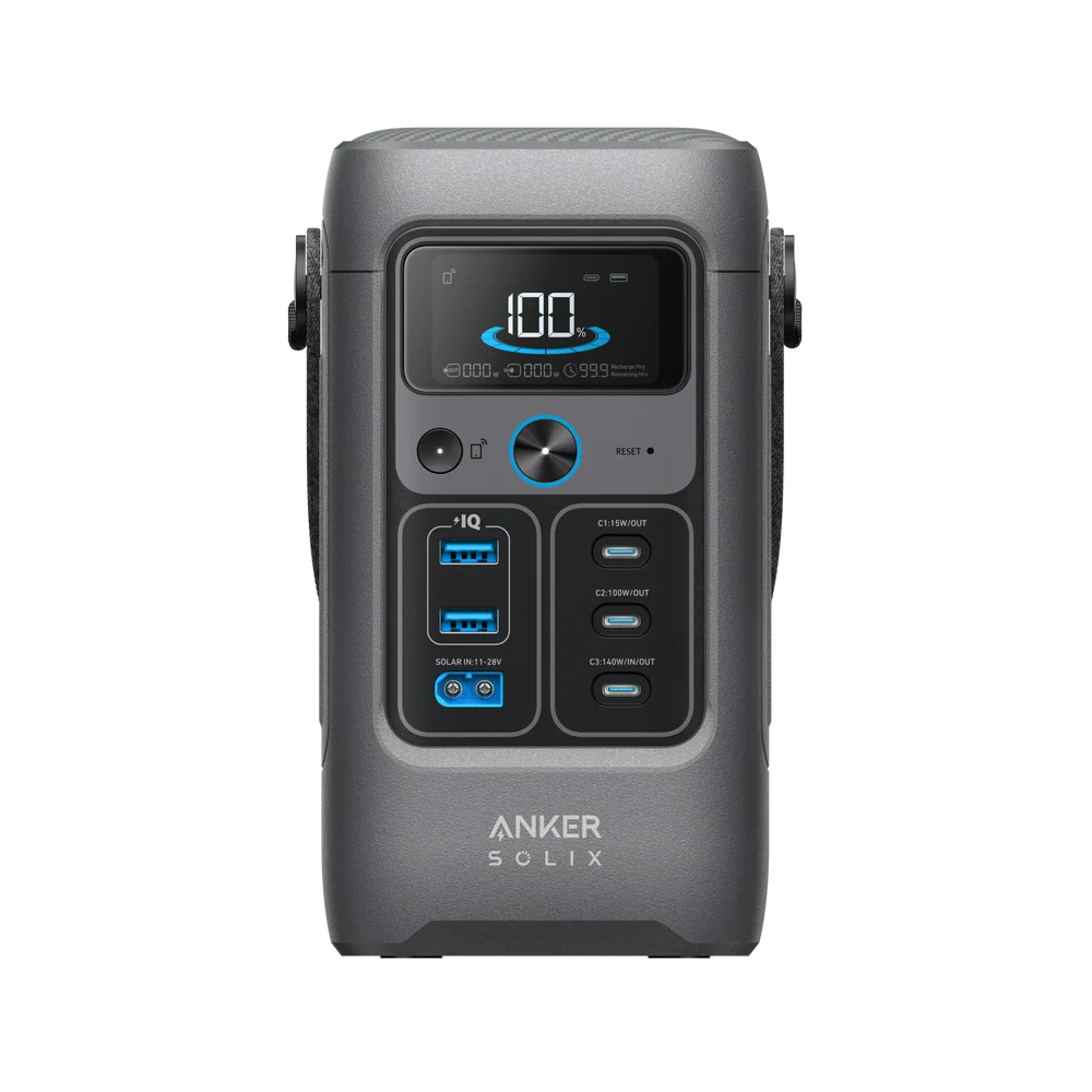 Anker SOLIX C200 DC Portable Power Station (A17270Z1) – 192Wh | 200W