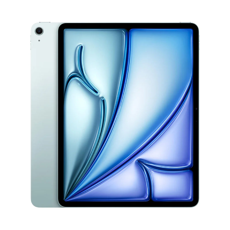 
لوحي آبل iPad Air (الجيل السادس) - M2 Chip / سعة تخزين 128 جيجابايت / شاشة Liquid Retina بحجم 13 بوصة / واي فاي / ضمان لمدة سنة / اللون: أزرق