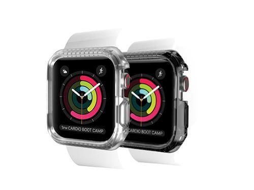 Itskins Spectrum Bumpur Case For Apple Watch 40/41Mm - Smoke + Clear 2 Pcs - Tashqila