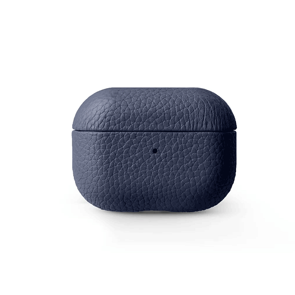 Melkco Origin Paris Series Premium Leather Cover For Apple Airpods Pro - Dark Blue