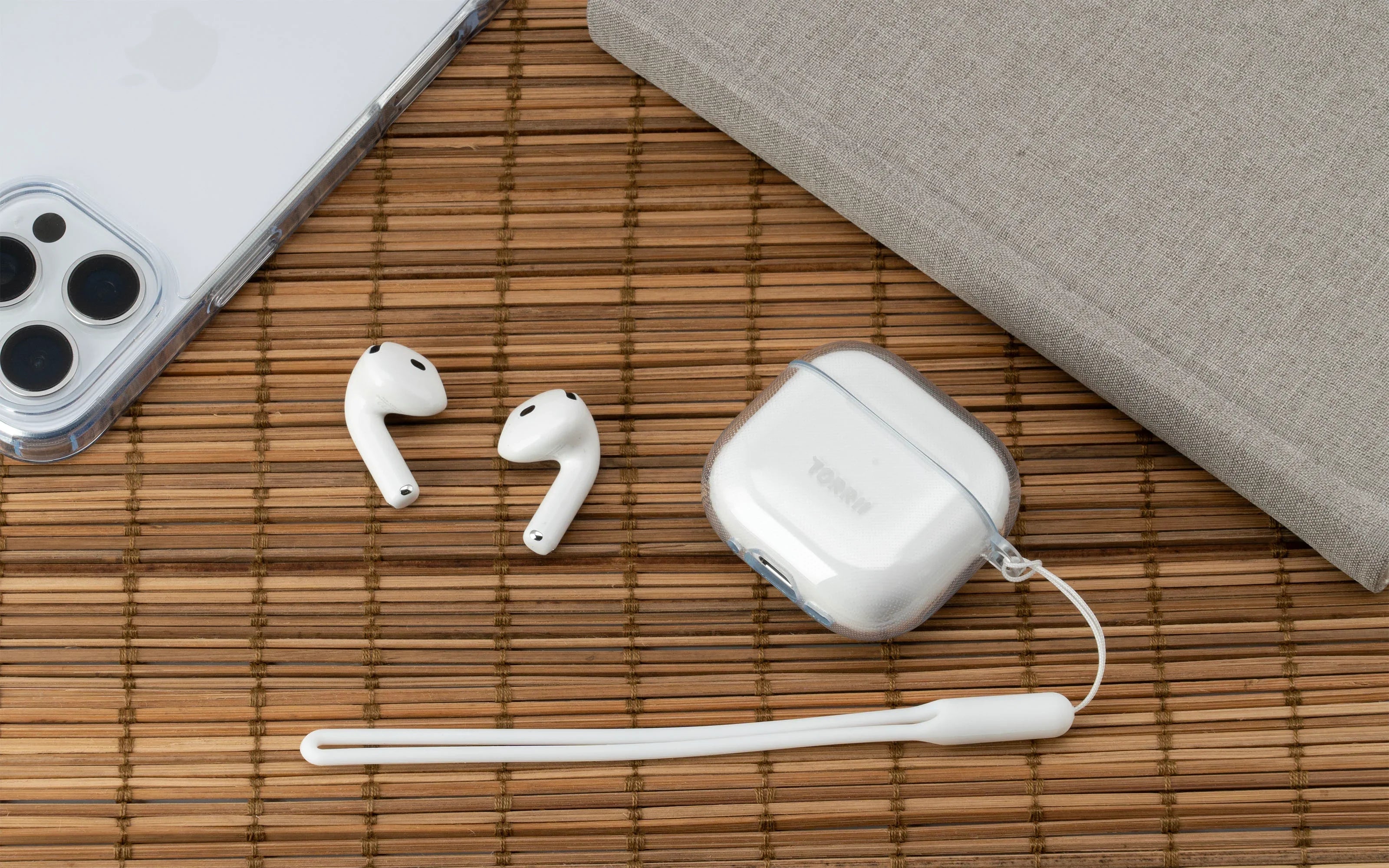 Torrii Bonjelly AirPods 4 Case - Clear - Tashqila