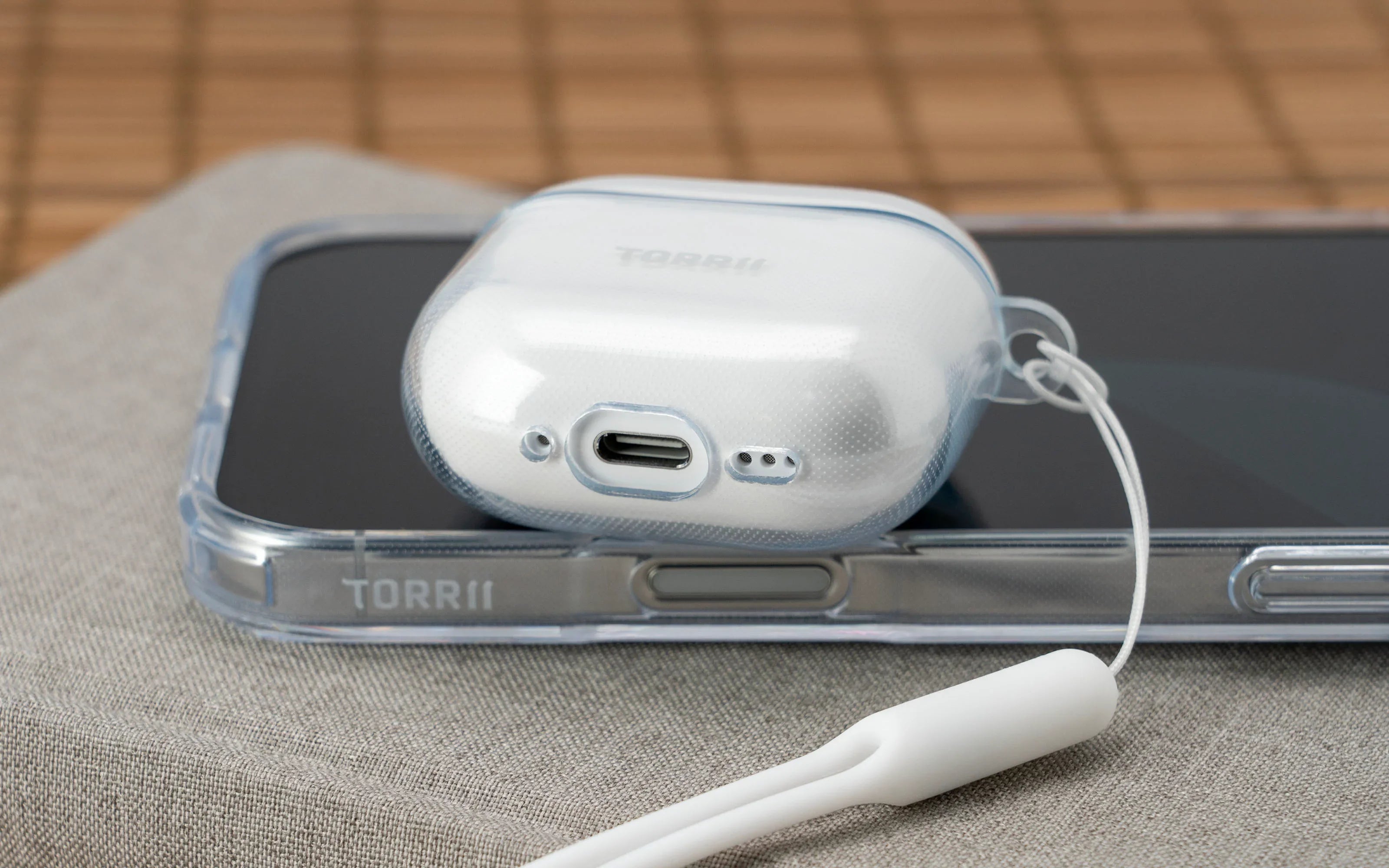 Torrii Bonjelly AirPods 4 Case - Clear - Tashqila