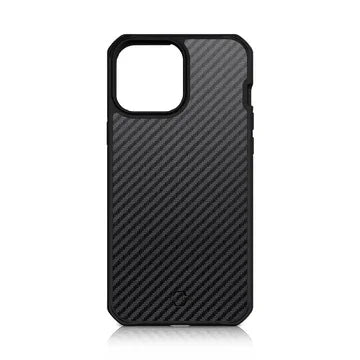 Itskins Hybrid Mag Carbon iPhone 13 Pro Max Series Cover - Black1 - Tashqila