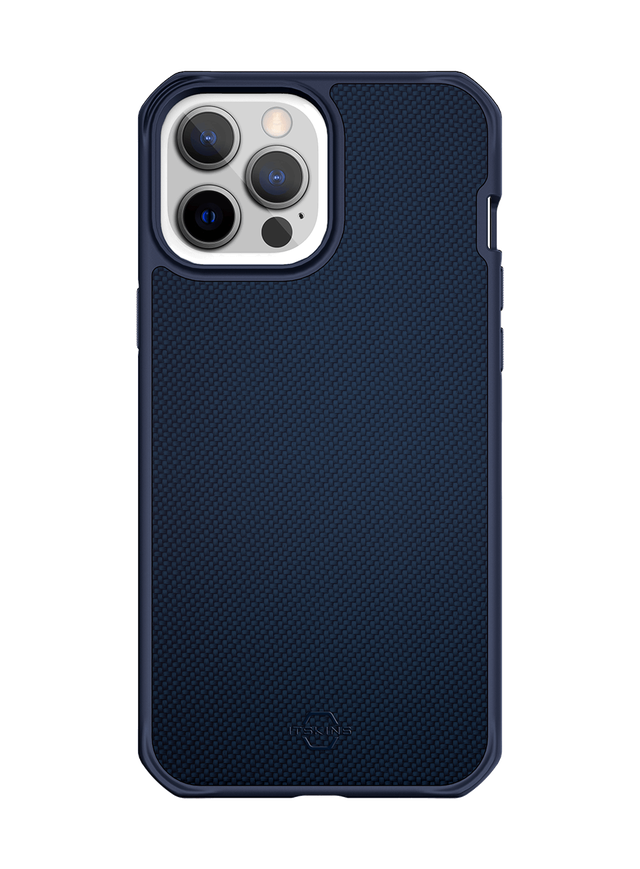 Itskins Hybrid Ballistic Case 3M Drop Safe For iPhone 13 Pro Max - Dark Blue