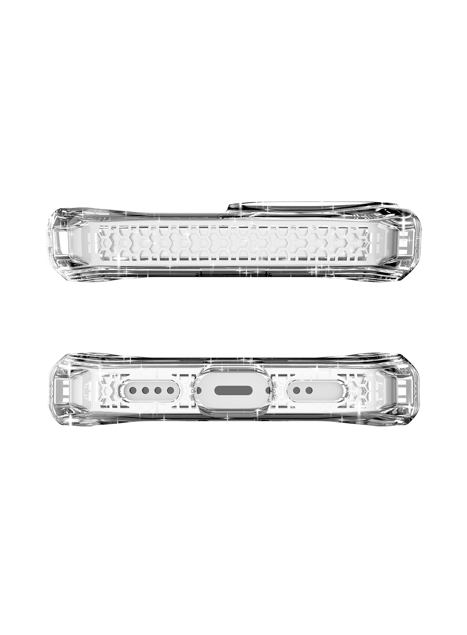 Itskins Hybrid Spark Series Cover For iPhone 13 Pro Max - Transparent