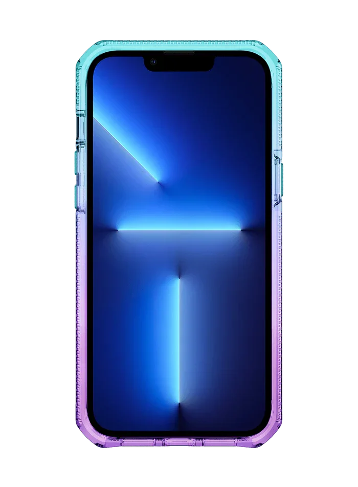 iPhone 13 Pro Max Itskins Supreme Prism Cover - Light Blue And Light Purple