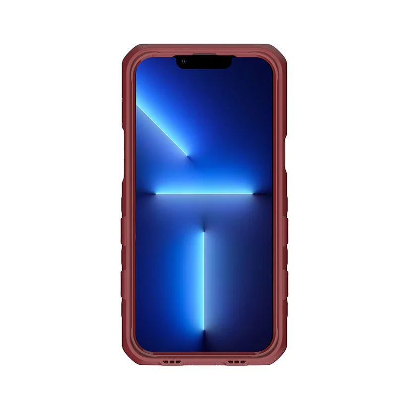 Itskins Supreme Solid iPhone 13 Pro Max Cover - Burgandy Red - Tashqila