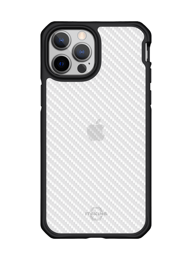 Itskins Hybrid Tek iPhone 13 Pro Case - Black And Transparent