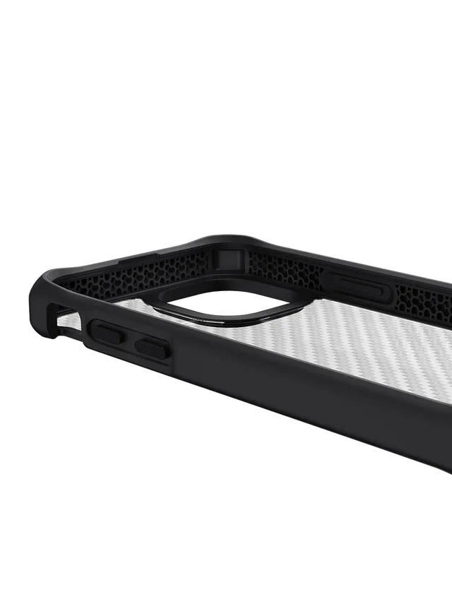 Itskins Hybrid Tek iPhone 13 Pro Case - Black And Transparent - Tashqila
