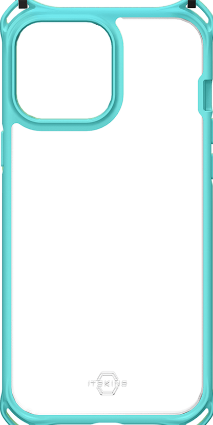 Itskins Hybrid Sling Series Cover For iPhone 13 Pro - Light Blue And Transparent