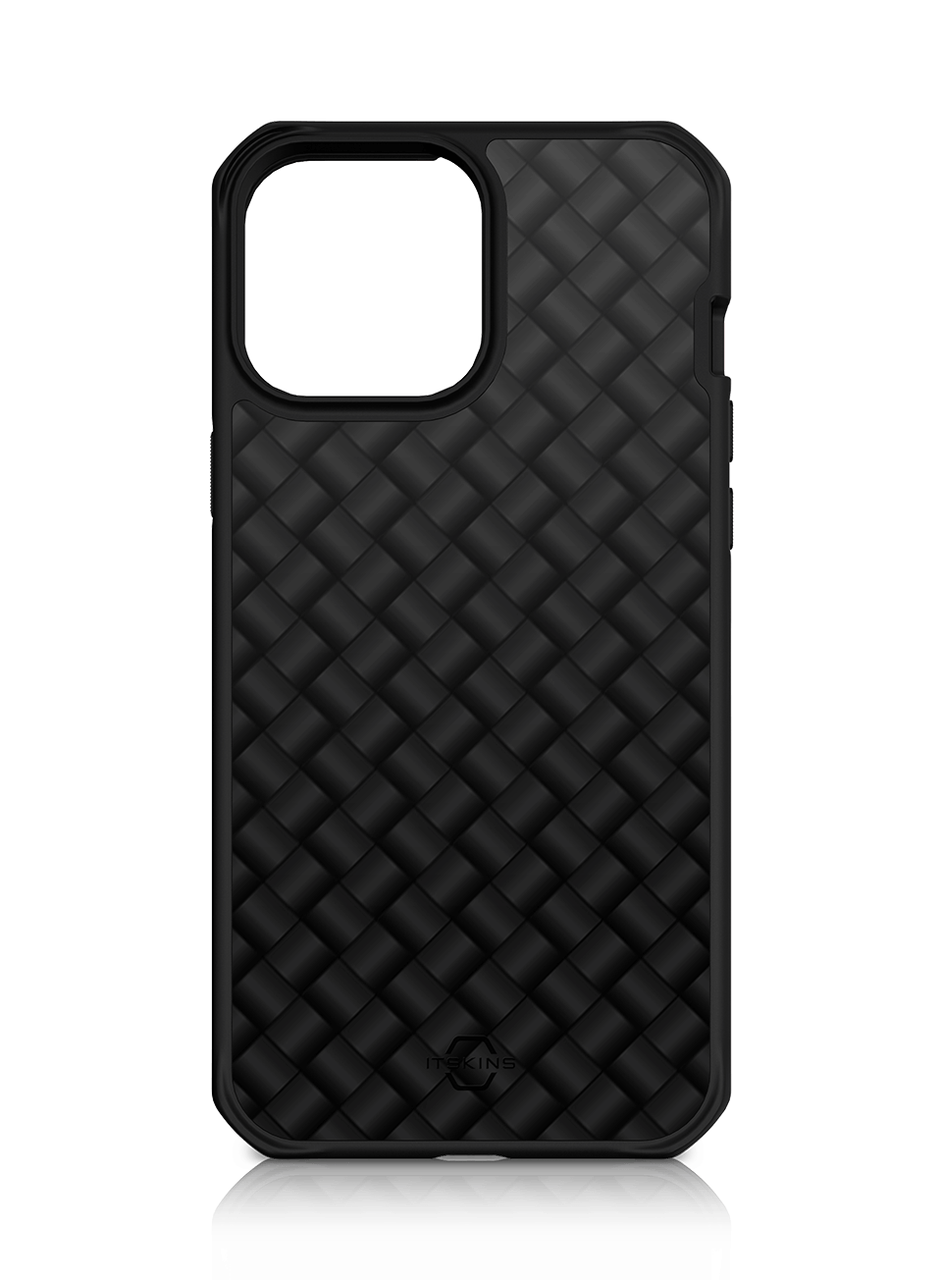 Itskins Hybrid Mag Carbon Series Cover For iPhone 13 Pro - Black Shinning 12K Carbon