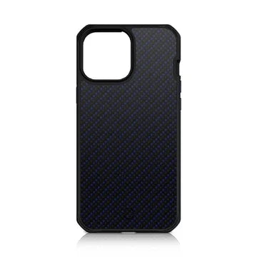 Itskins Hybrid Mag Carbon iPhone 13 Pro Series Cover - Blue Carbon And Blue - Tashqila