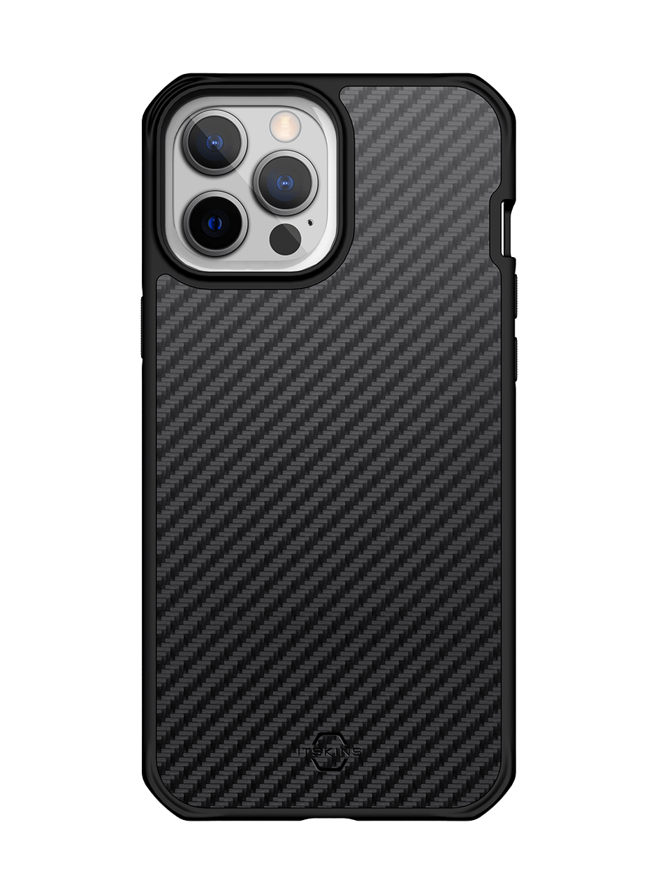 Itskins Hybrid Mag Carbon Series Cover For iPhone 13 Pro - Black1