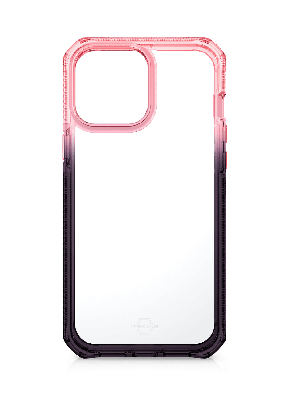 Itskins Supreme Prism Series Cover For iPhone 13 Pro - Light Pink And Grey