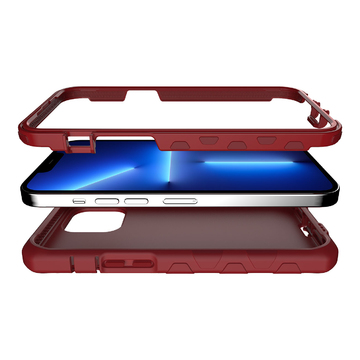 Itskins Supreme Solid Cover For iPhone 13 Pro - Burgandy Red