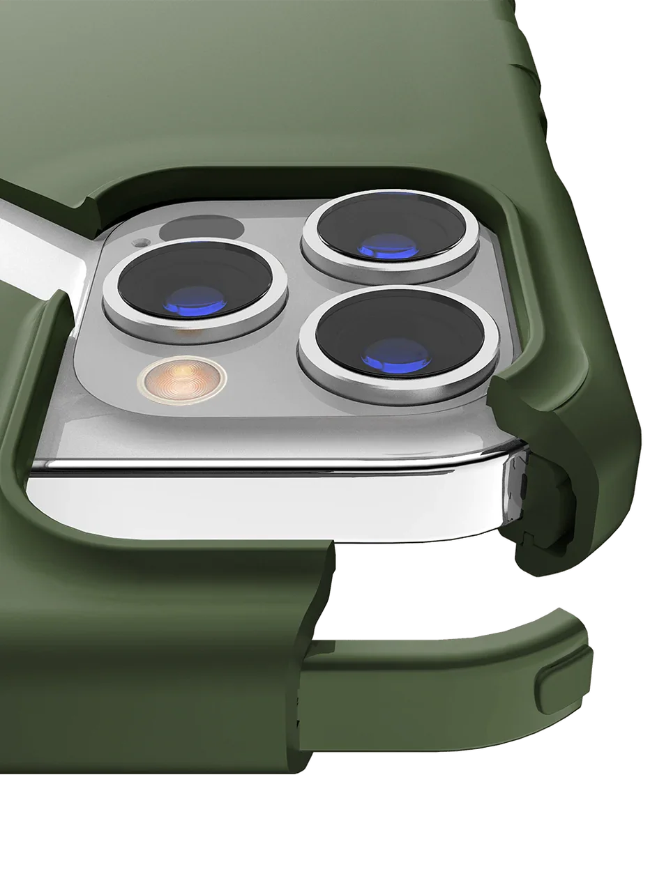 Itskins Supreme Solid iPhone 13 Pro Cover - Olive Green - Tashqila