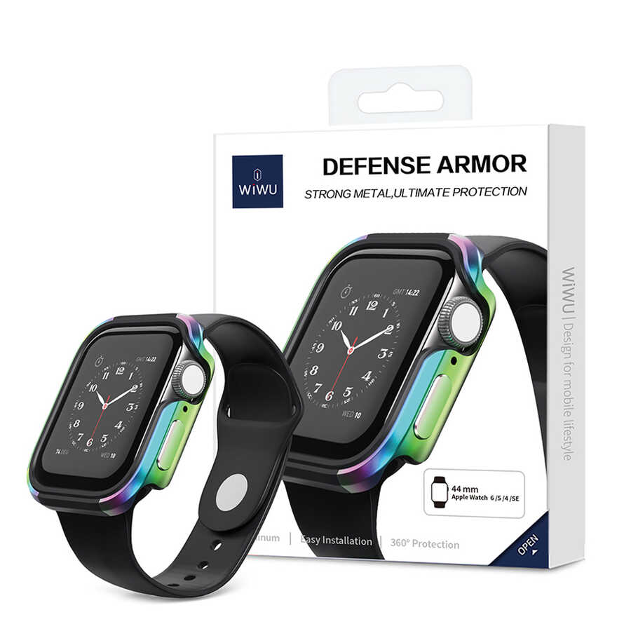 Wiwu Defense Armor Series Case For Apple Watch 44 - 45Mm -Black