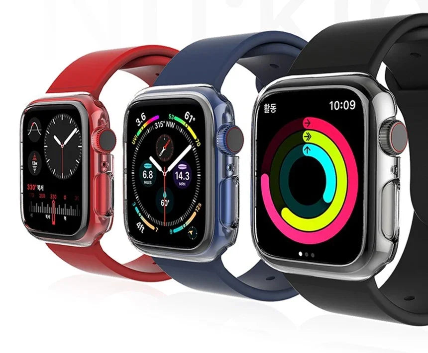 Araree Nukin Bumpur Case For Apple Watch - 45Mm - Clear - Tashqila