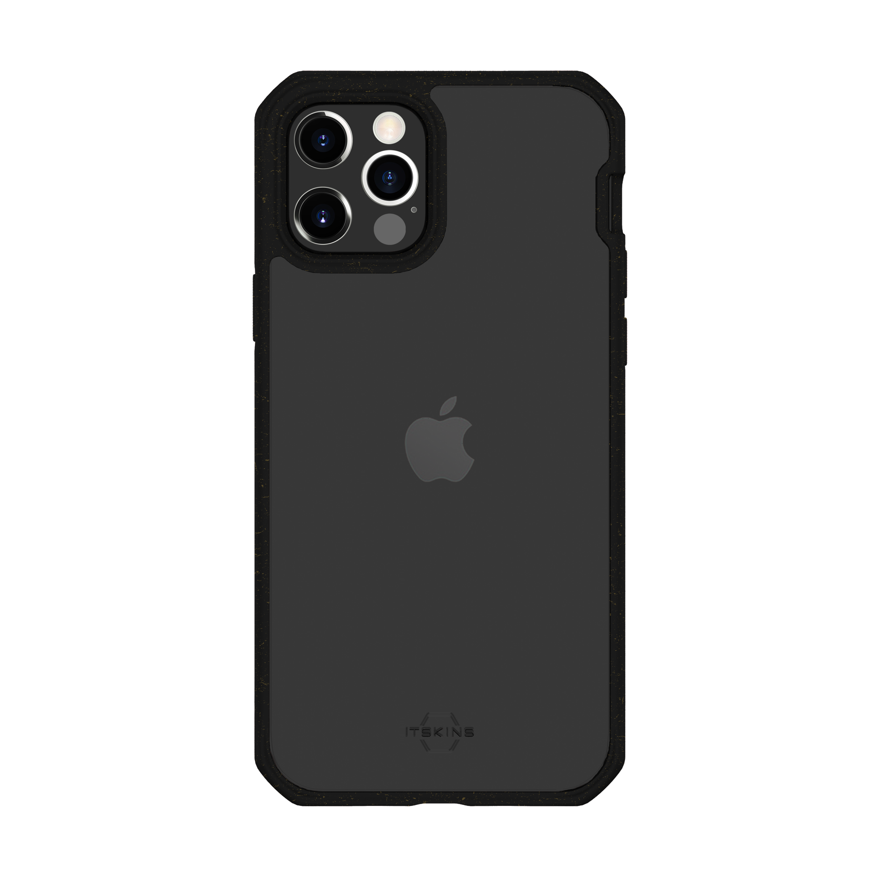 Itskins Feroniabio Pure iPhone 12 Pro Max Case - Black And Transparent