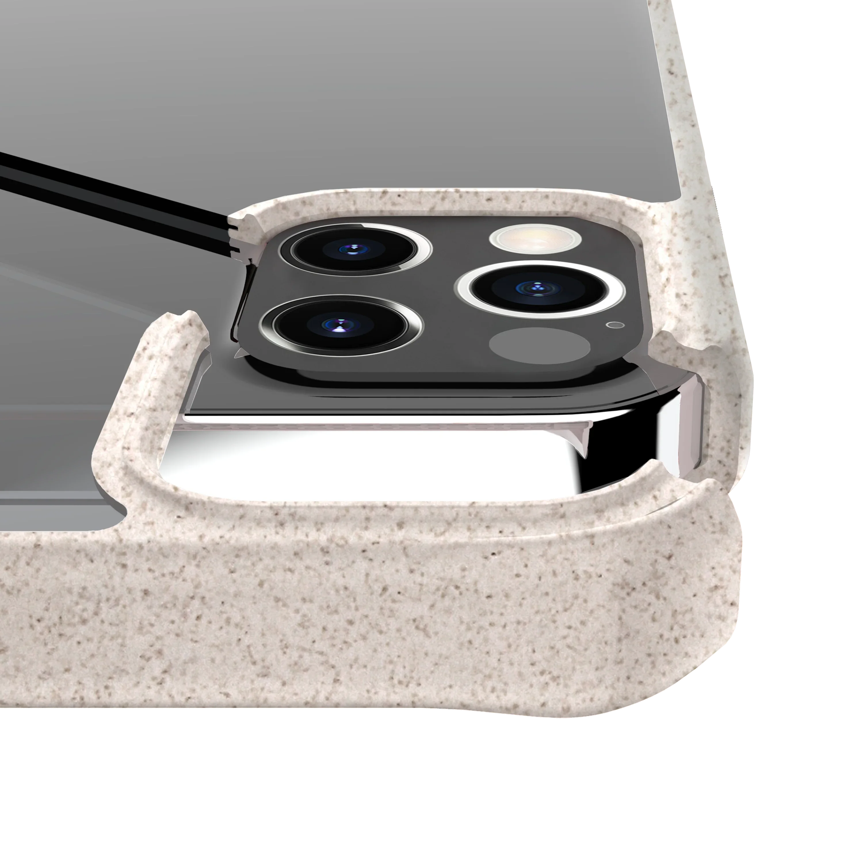 Itskins Feroniabio Pure iPhone 12 Pro Max Case - Natural And Transparent - Tashqila
