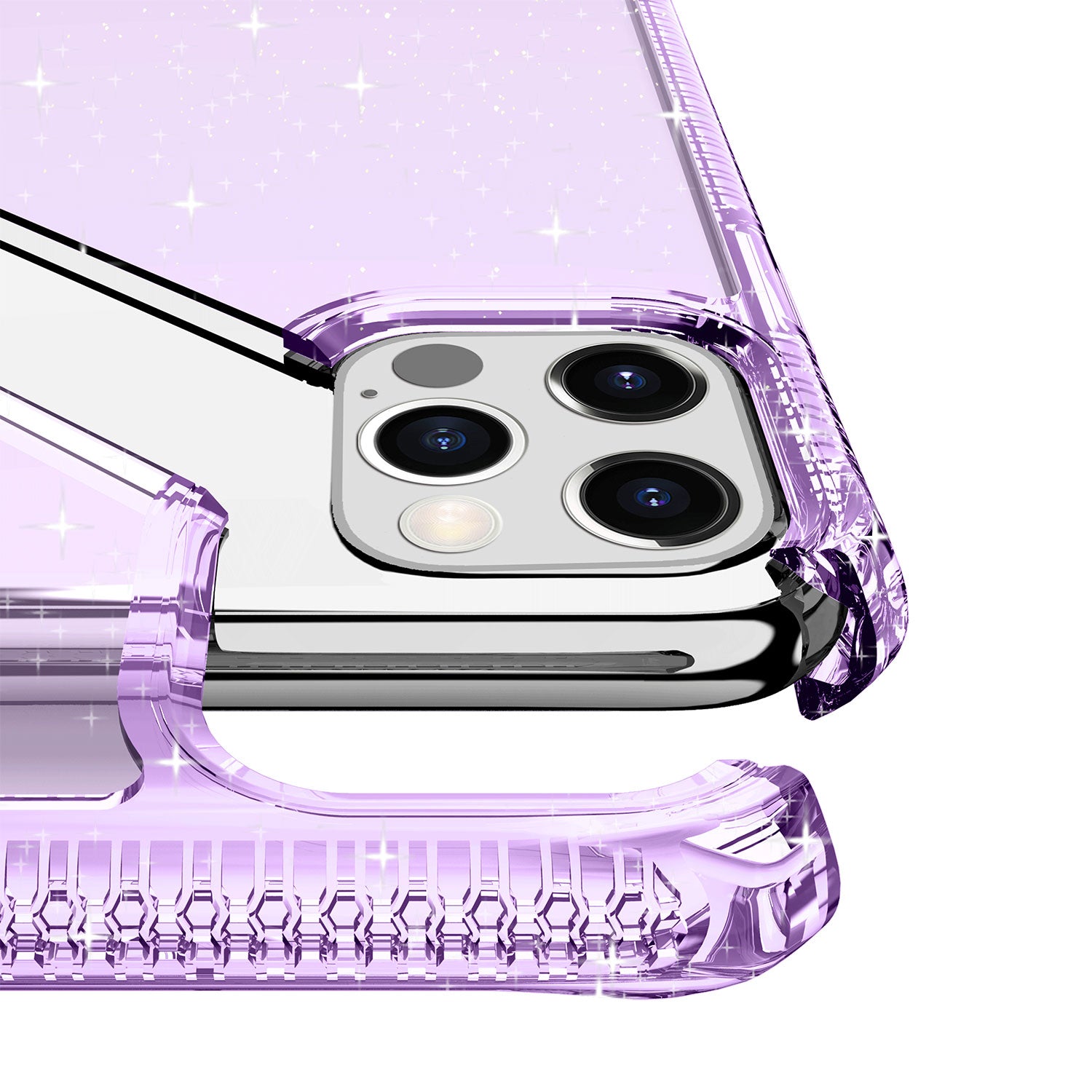 Itskins Feroniabio Pure Case For iPhone 12 Pro Max - Purple And Transparent