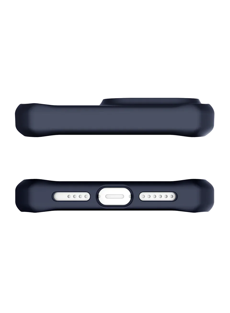 Itskins Hybrid Tek iPhone 14 Pro Case - Deep Blue And Transparent - Tashqila