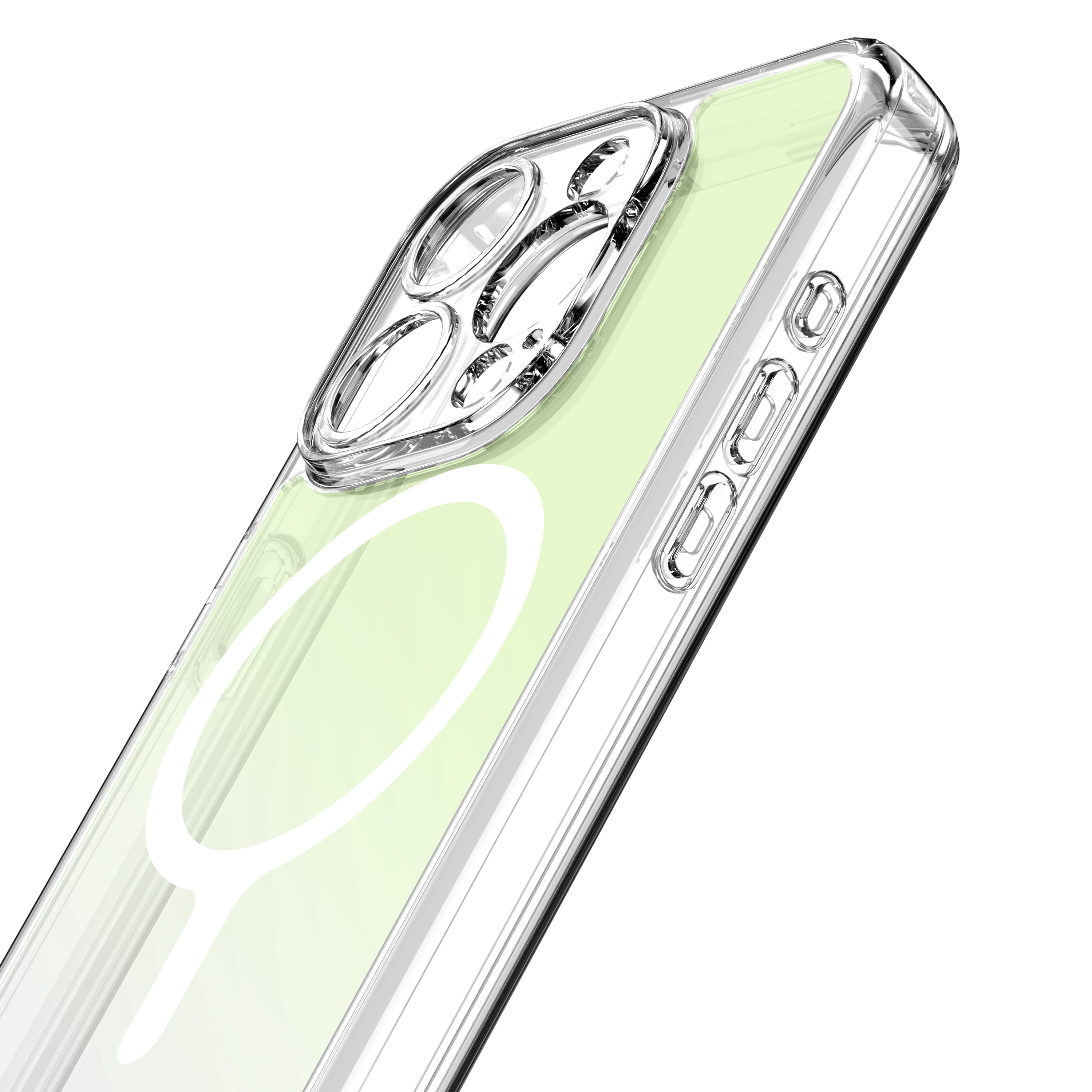 Itskins Supreme Clear Case Compatible With Magsafe iPhone 15 Pro Max - Transparent