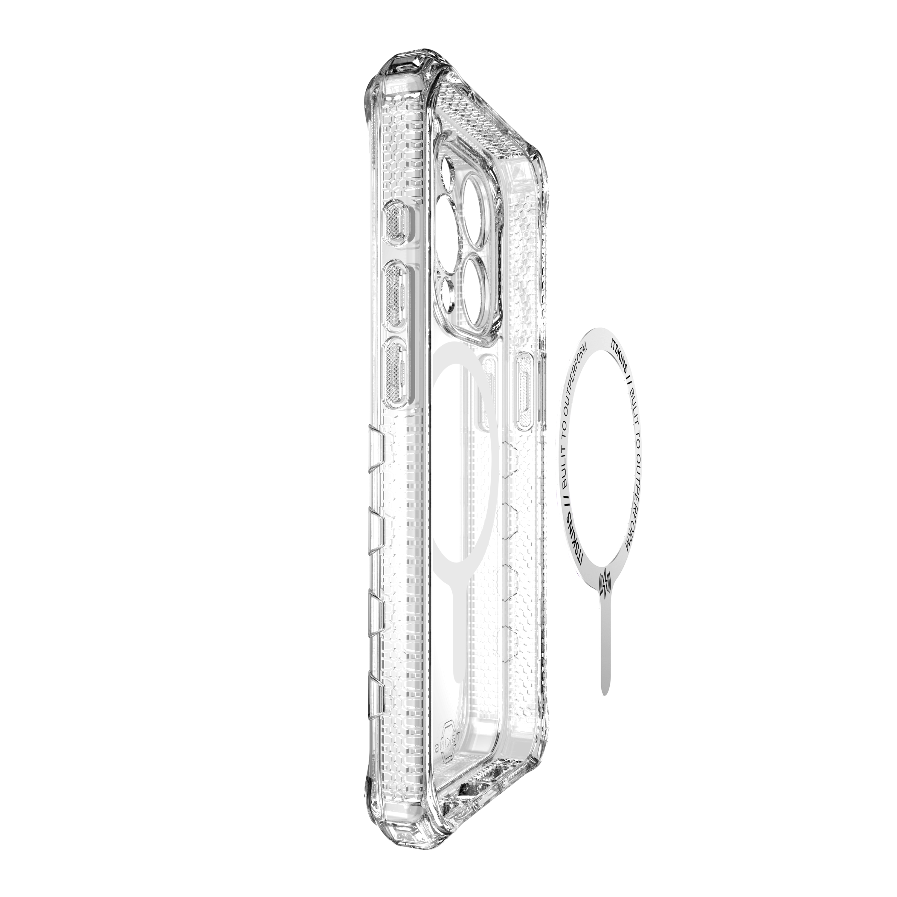 Itskins Supreme Clear iPhone 15 Pro Max Magsafe Case- Transparent