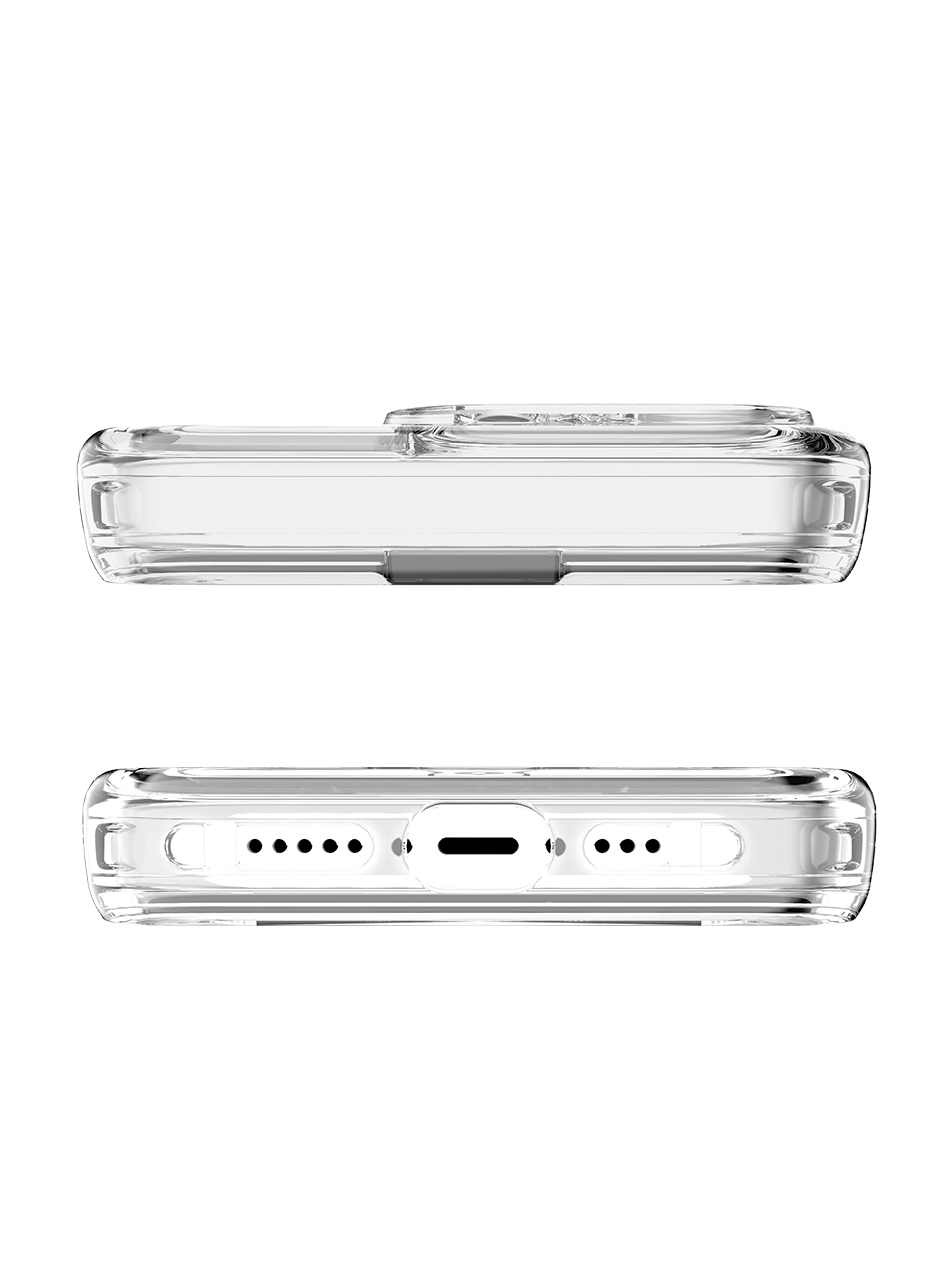 Itskins Avana Grip-It Series Case Magsafe Compatible For iPhone 15 Pro - Clear