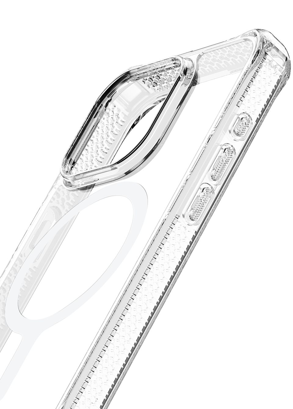 Itskins Hybrid Clear Case Compatible With Magsafe For iPhone 15 Pro - Transparent