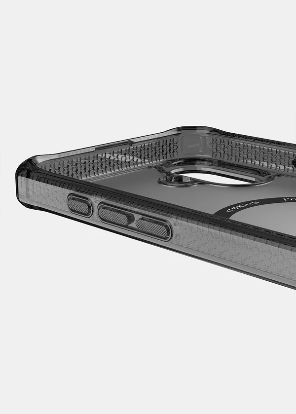 Itskins Hybrid Vapor Touch iPhone 16 Magsafe Case - Smoke