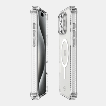 iPhone 16 Pro Max Itskins Hybrid Clear Magsafe Cover - Transparent