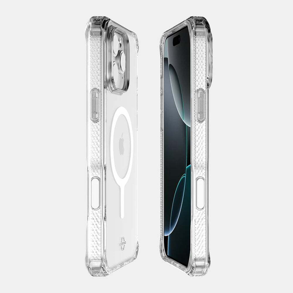 Itskins Hybrid Clear Touch iPhone 16 Magsafe Case - Transparent