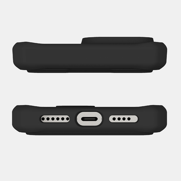 Itskins Hybrid Folio iPhone 16 Pro Max Magsafe Cover - Black Leather