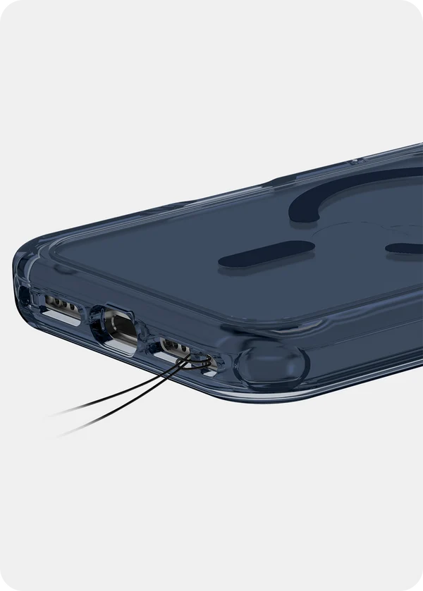 غطاء آيفون 18 برو ماكس / 17 برو ماكس، من شركة Itskins طراز Ice Magsafe - أزرق غامق