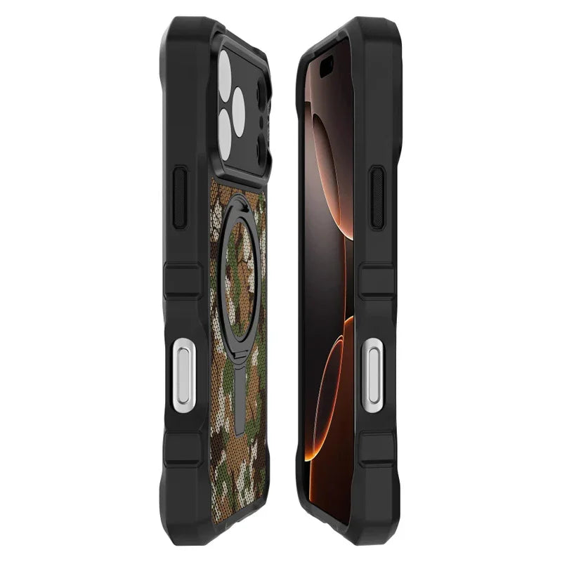 iPhone 17 Pro Max, Itskins Supreme Magsafe Stand Case, Camouflage