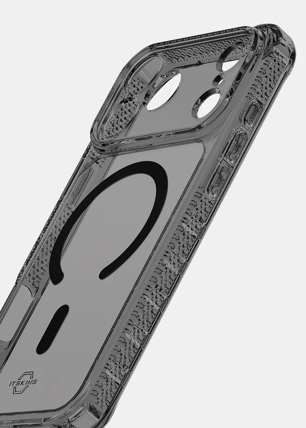 iPhone 18 Pro Max / 17 Pro Max, Itskins Hybrid Clear Magsafe Cover - Smoke