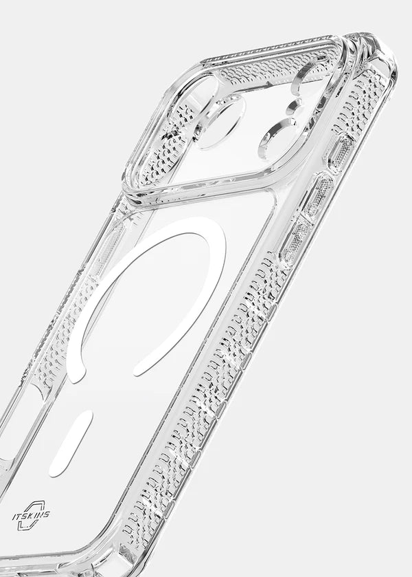 iPhone 18 Pro / 17 Pro, Itskins Hybrid Clear Magsafe Cover - Transparent