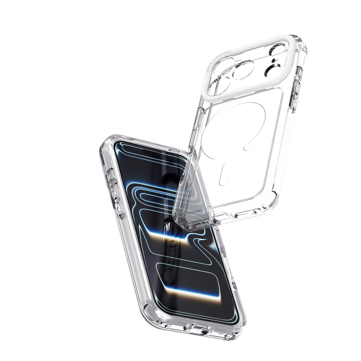 iPhone 18 Pro / 17 Pro, Itskins Ice Magsafe Cover - Clear