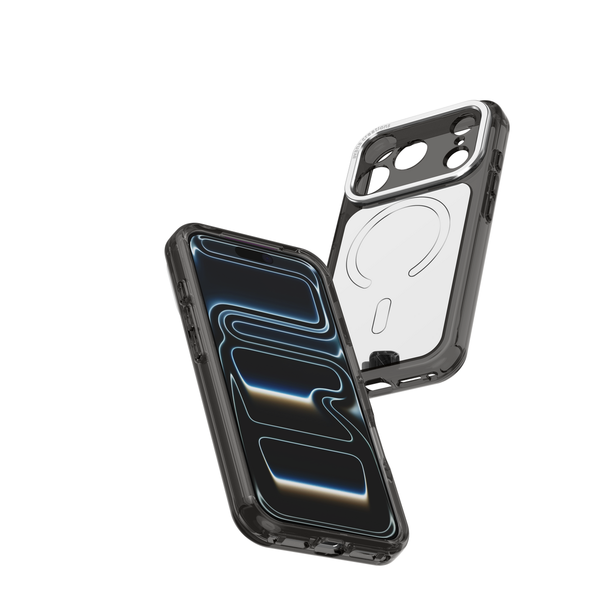 iPhone 18 Pro / 17 Pro, Itskins Glim Magsafe Cover - Ash