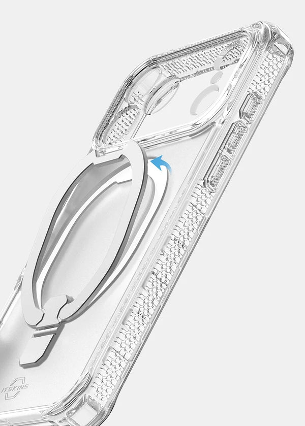 iPhone 18 Pro / 17 Pro, Itskins Vapor Stand Magsafe Cover - Transparent