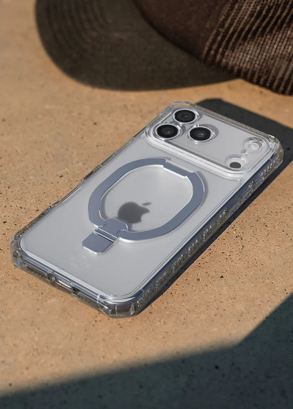 iPhone 18 Pro / 17 Pro, Itskins Vapor Stand Magsafe Cover - Transparent