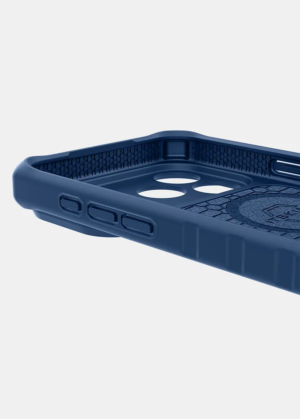 iPhone 18 Pro / 17 Pro, Itskins Hybrid Nylon Magsafe Cover - Dark Blue