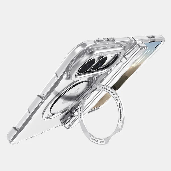 غطاء Itskins Tootsie Stand Hinge MagSafe لهاتف آيفون ديو - لون ثلجي